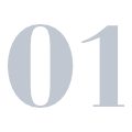number 01 in light gray